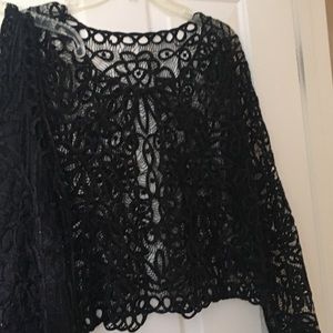 Black lace dress